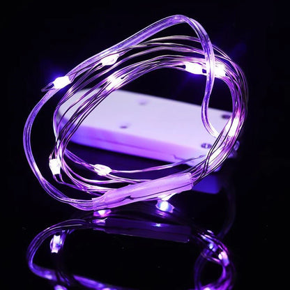 LED String Lights Night Light Holiday lighting Fairy Garland 1M2M3M 5M Decoration Light For New Year Wedding Brithday Party Lamp