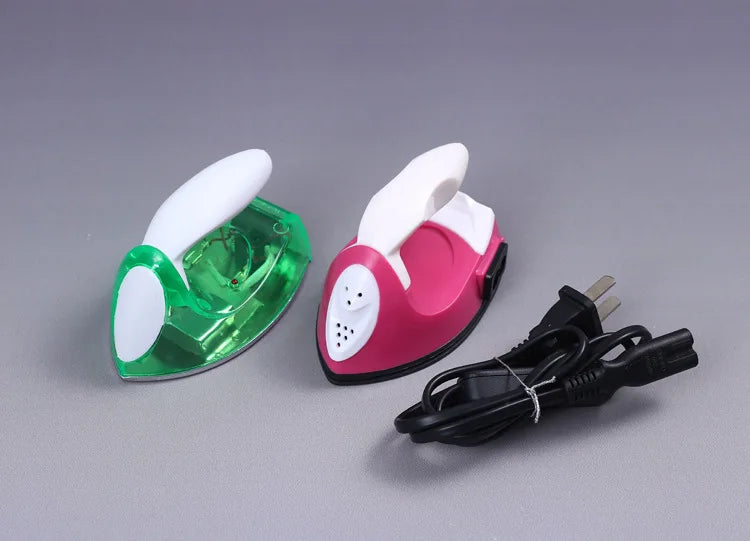 Mini Eectric Iron Hot Fix Rhinestone Iron DIY Craft  Iron EU/US  Portable DIY Toy Small Electric Iron For Clothing