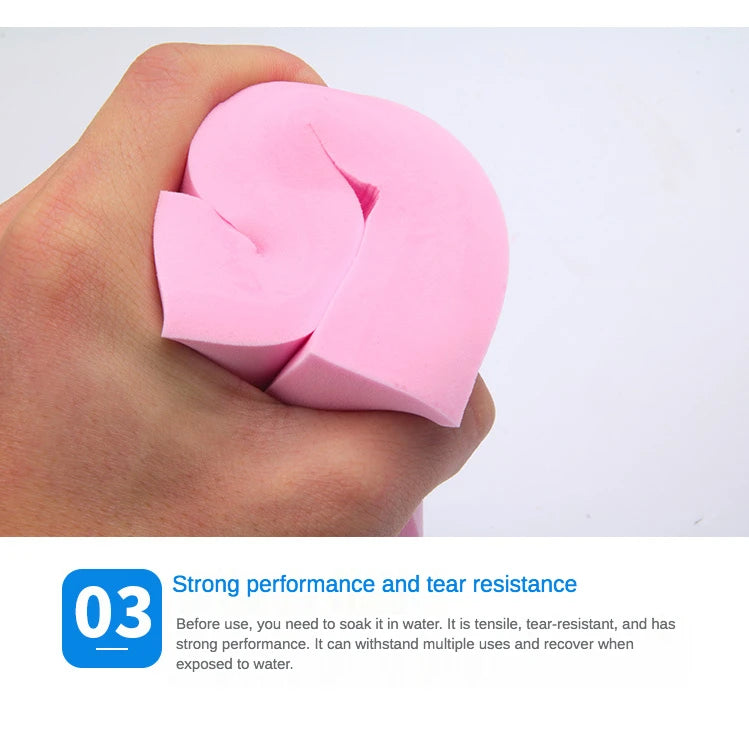 3 pcs Art supplies gouache watercolor sponge absorbent sponge brush Strong water absorption pigment sponge Mixed color send