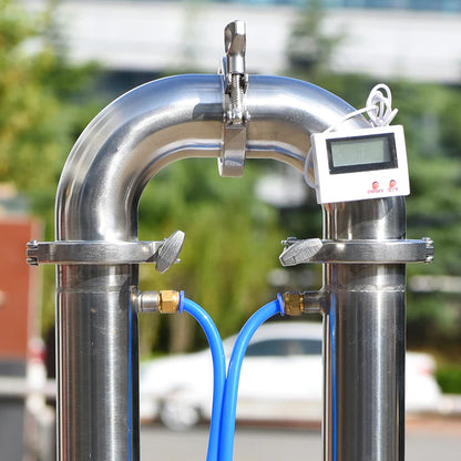 Tube distillation tower 1.5'' 2'' Distilling Column with Bottom Clamp Moonshine distiller brewing equipment with copper mesh