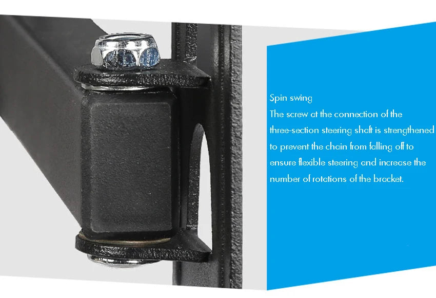 TV Wall Mount Swivel Tilt Rotation Full Motion Adjustable Articulating for Most 17-43 inch LED, LCD Monitor Wall Mount