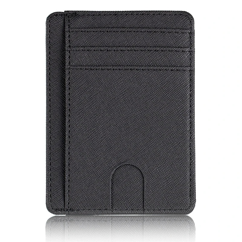 RFID Blocking Leather Wallet Credit Holder Purse Money Case for Men Women My28 21 Dropshipping