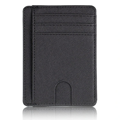 RFID Blocking Leather Wallet Credit Holder Purse Money Case for Men Women My28 21 Dropshipping