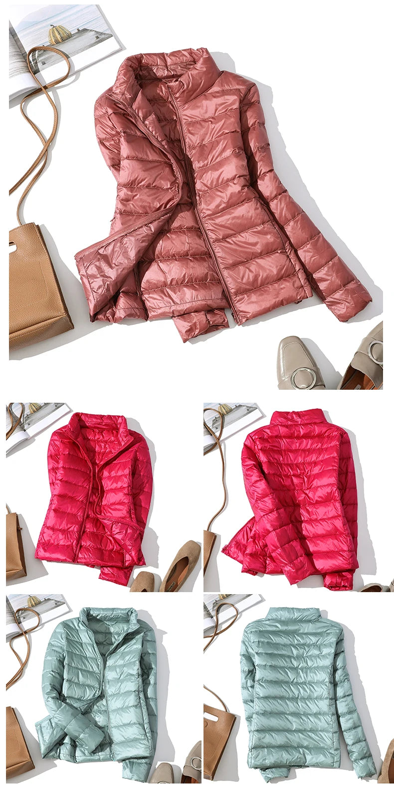 Winter Women Down coats Duck Down Jacket Women Ultra Light Down Jacket Feather Jacket Women's Overcoat Windbreaker Coats