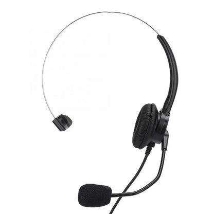 The New Headset Phone Mono Headset Landline Phone Headset With Microphone Homeearplugs Wired Headset Handle Game