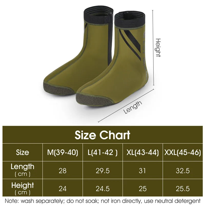 WEST BIKING Bicycle Half Shoe Cover Windproof Non-slip Cycling Boot Cover MTB Road Bike Waterproof Overshoes Bicycle Equipment