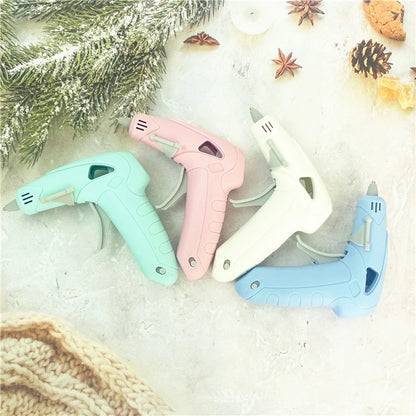 Cordless Hot Melt Glue Gun, USB Powered, 30 Sticks, for DIY, Arts and Crafts Projects, Sealing, 20W