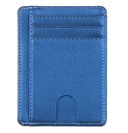 RFID Blocking Leather Wallet Credit Holder Purse Money Case for Men Women My28 21 Dropshipping