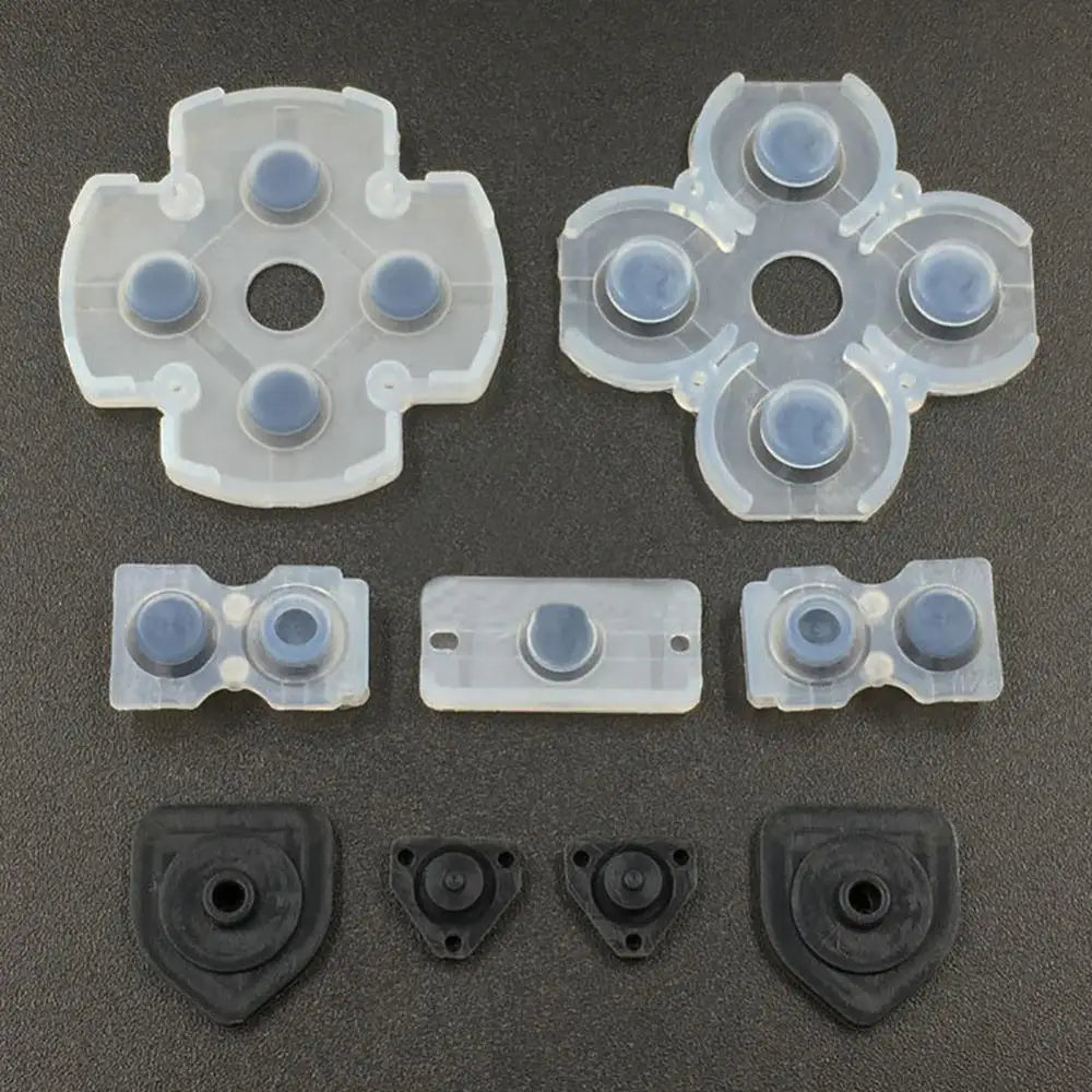 Replacement Silicone Gamepad Conductive Pad for PS4 Controller Repair Parts Accessories