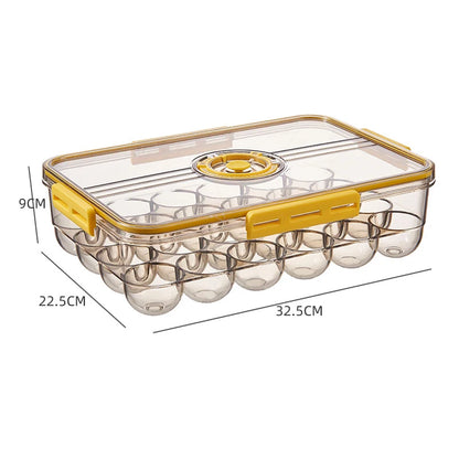 1PCS Timekeeping Kitchen Fridge Organizer Storage Box Lid Refrigerator Thickened Food Pantry Storage Drawer Box Containers Tools