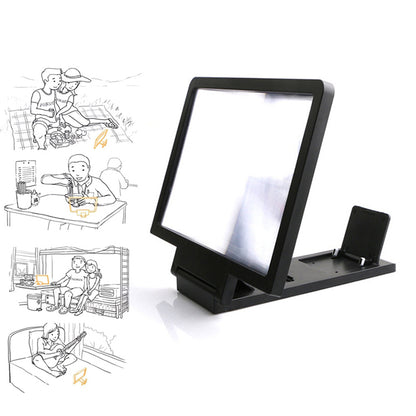 Screen Amplifier Convenience Mobile Phone Magnifier Projector Screen for Movies Videos and Gaming For Home Magnifier for Phone