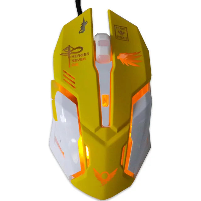 New 2022 Silent Wired Computer Mouse LED Backlight Ergonomic PC Notebook Computer Mouse Variety Optional Computer Accessories