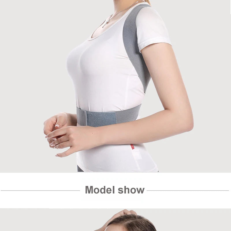 Back Posture Corrector Adjustable Neck Brace Training Equipment Home Office Man Woman Postura Shoulder Support Correction Belt
