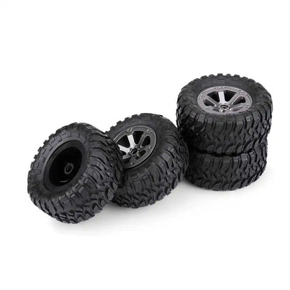 4Pcs 1:16 Crawler Tires Rubber Anti-skid Tyres RC Accessory Remote Control Militaty Car Part