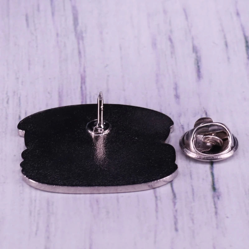 Vegan Enamel Pin Hamburger Broccoli Carrot Pussy Vegetarian Vegetables Badge Cartoon Brooch