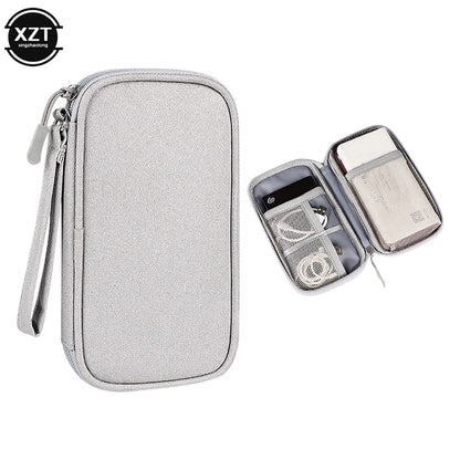 Portable 20000mAh Power Bank Bag External Battery Carrying Pouch for Charger, USB Cable, Hard Drive, Earphones