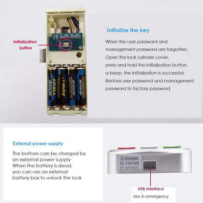 Smart password lock storage cabinets electronic lock drawer file cabinet electromagnetic lock the wardrobe door lock for home
