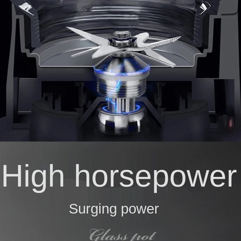 THANKSHARE 3000W Heavy Duty Commercial Grade Blender 6 Blades Mixer Juicer Fruit Food Processor Ice Smoothies BPA Free 2L Jar