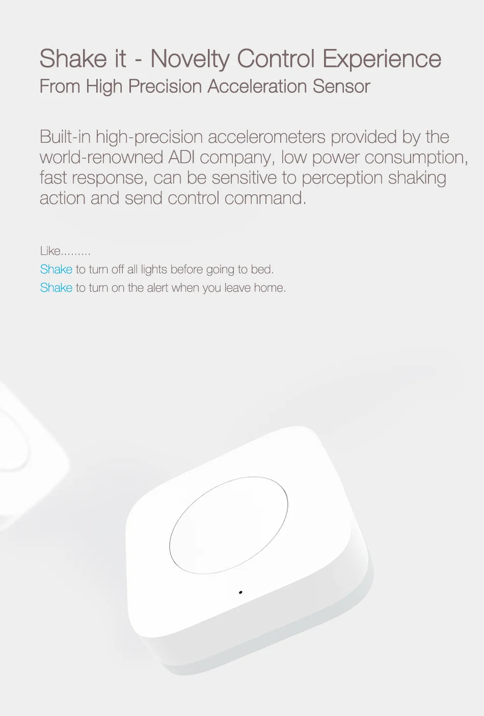 Aqara Wireless Switch Zigbee Connection Versatile Control Button for Smart Home Devices Compatible with Xiaomi Apple HomeKit