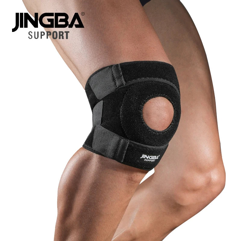 JINGBA SUPPORT 1 PCS Sports Fitness Knee Pads For Joints Protector Kneecap Adjustable Knee Pads Support Joelheira Drop Shipping