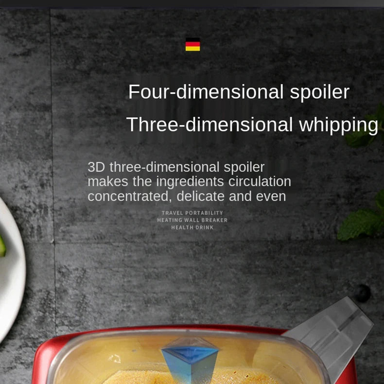 THANKSHARE 3000W Heavy Duty Commercial Grade Blender 6 Blades Mixer Juicer Fruit Food Processor Ice Smoothies BPA Free 2L Jar