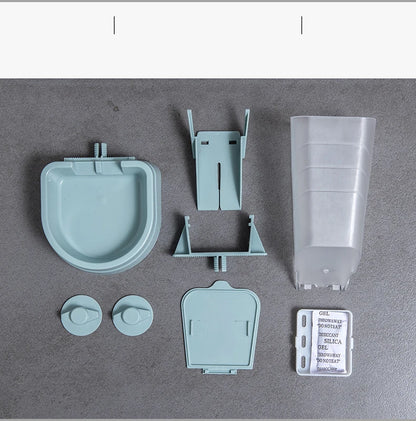 Automatic Pet Feeder Cage Hanging Bowl Water Bottle Food Container Dispenser For Puppy Cats Rabbit Birds Pet Feeding Product