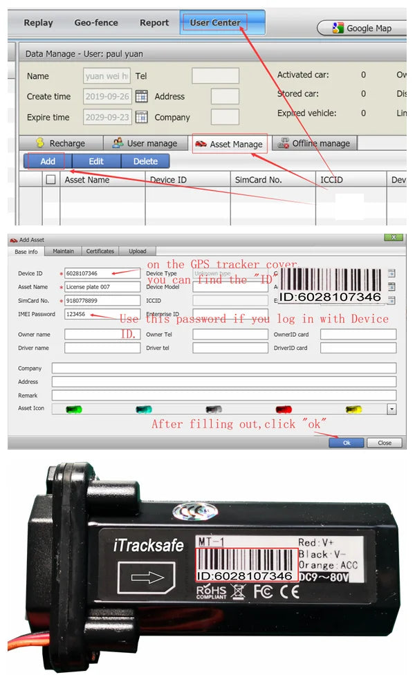 gsm gprs gps tracker for car motorcycle scooter vehicle truck mini waterproof  real time online tracking monitoring no monthly