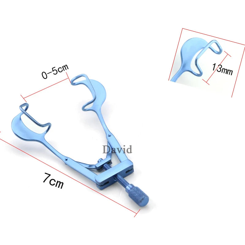 Microscopic Medical Ophthalmic Instruments Titanium Eyelid Stretcher Medical Surgery Eyelid Open Stretcher Seal
