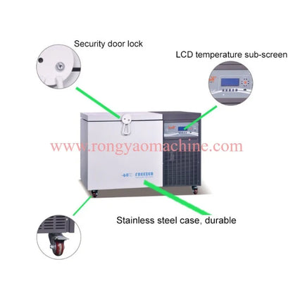 -60 Degree Horizontal Freezer Fridge Supermarket