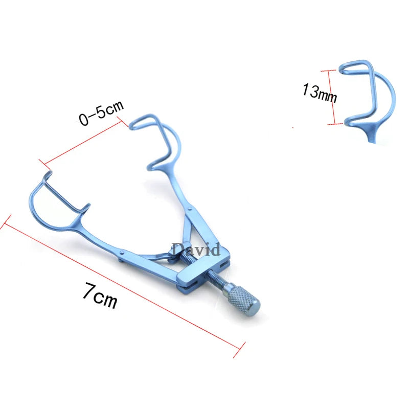 Microscopic Medical Ophthalmic Instruments Titanium Eyelid Stretcher Medical Surgery Eyelid Open Stretcher Seal