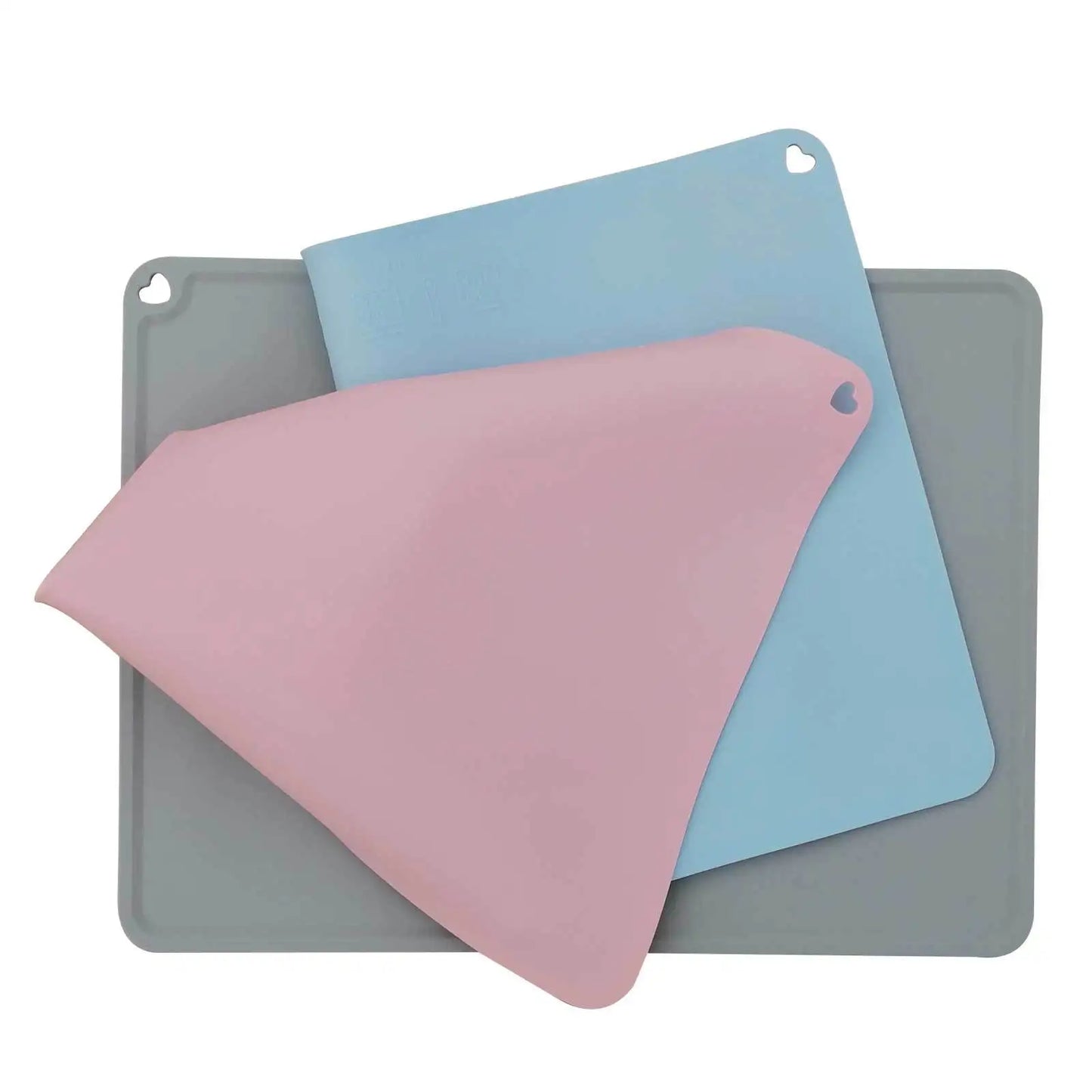 Silicone Pet Food Mat, Waterproof Non - slip Pet Mat for Cat and Dog, Easy Clean, Pet Bowl Drinking Water Pad, Feeding Mat