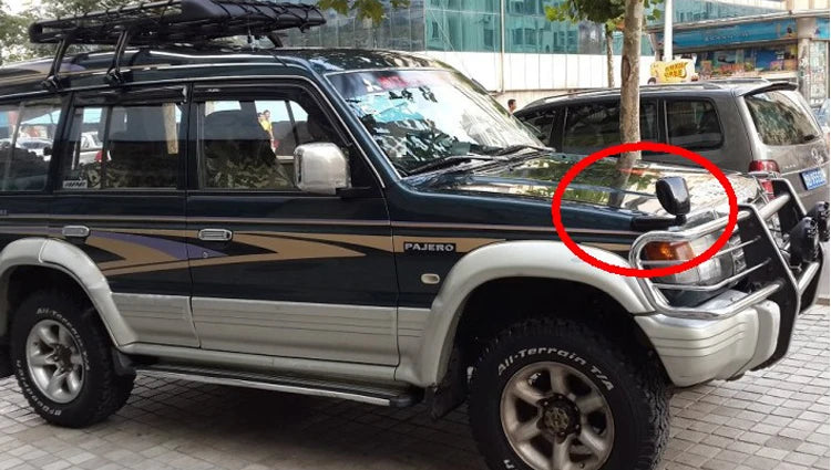 Car Rear View Mirror Automobile Adjustable Wide Angle View Auxiliary Rearview Mirrors Hood Mirror Auto Head Cover Side Mirror