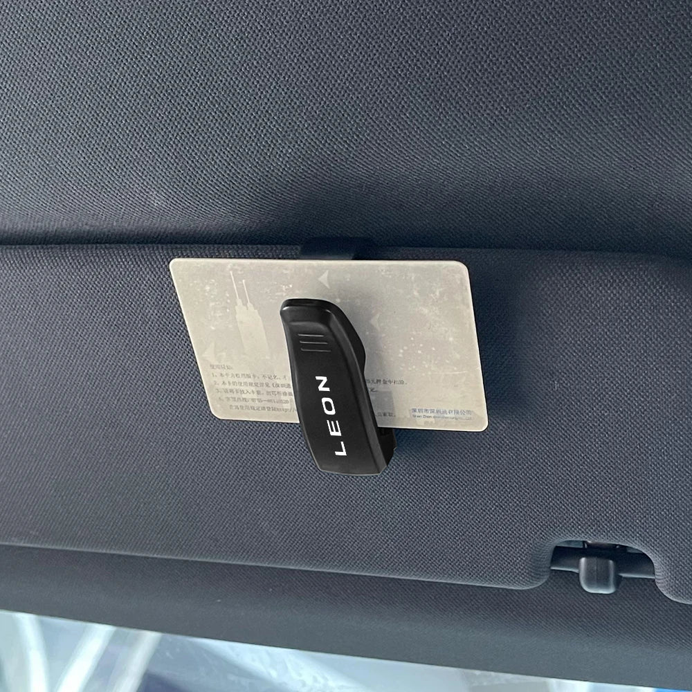 Car Glasses Clip Holder Auto Accessories For Seat Leon Ibiza Ateca Arona Cordoba Toledo Altea Alhambra Arosa Exeo Mii Tarraco