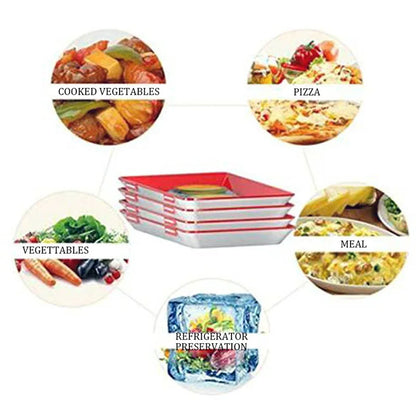 Creative Food Fresh-keeping Tray Food Vacuum Fresh-keeping Clapboard Refrigerator Food Storage