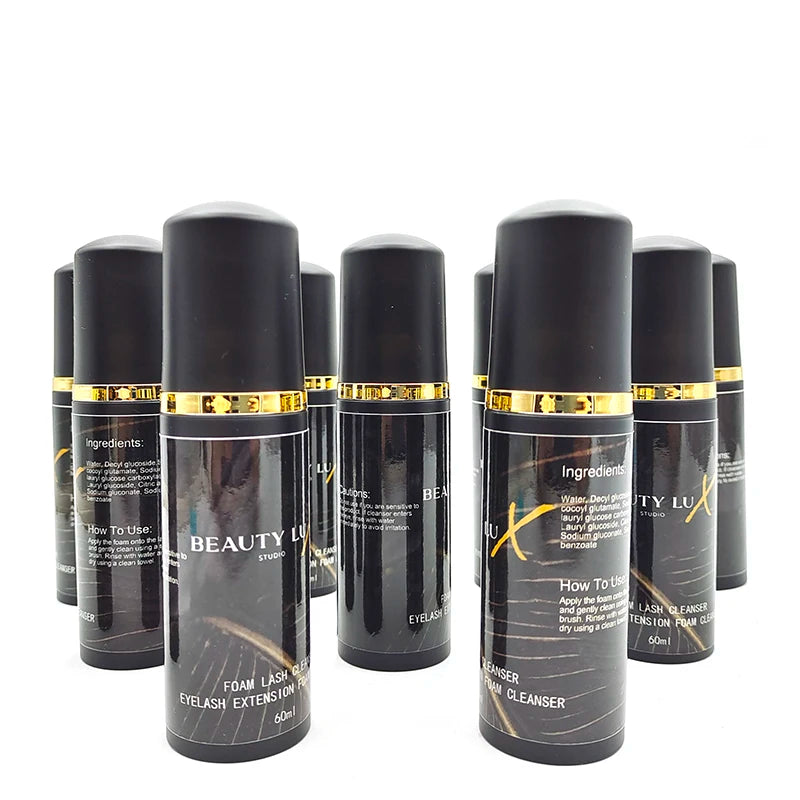 Lash Cleanser Shampoo for Eyelash Extension Wholesale Clean Tools No Irritation Eyelash Foam Soap Bluk Private Label Shampoo