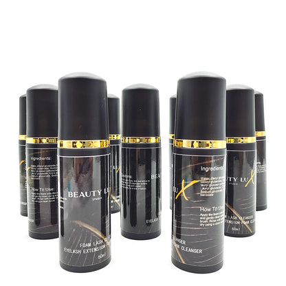 Lash Cleanser Shampoo for Eyelash Extension Wholesale Clean Tools No Irritation Eyelash Foam Soap Bluk Private Label Shampoo