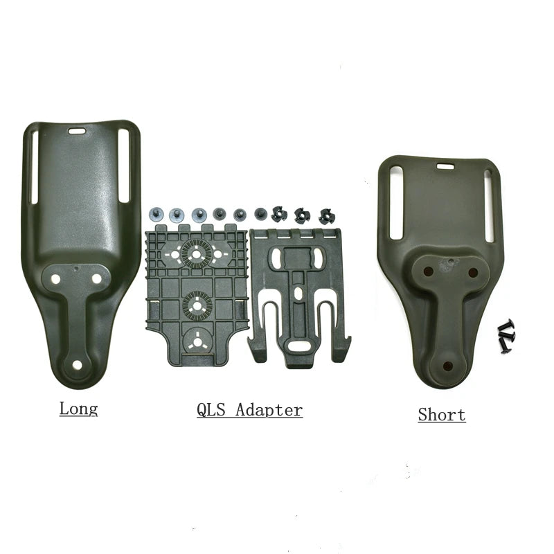 Gun Hoster Accessories Mid-Ride Belt Loop Adapter Loop Mid-Ride Drop Low-Ride Universal Belt Loop Quicck Locking Kit