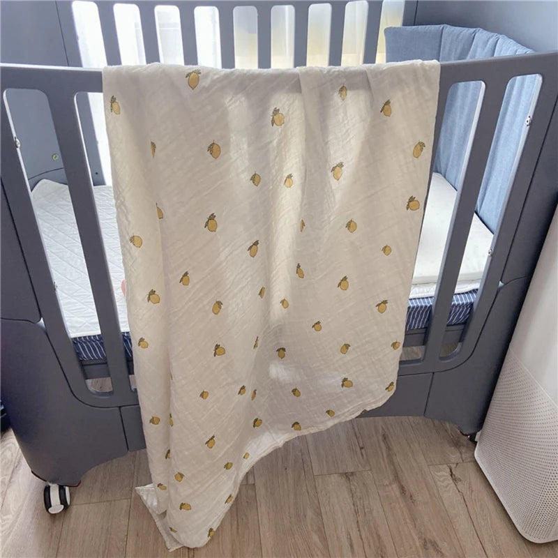 Baby Swaddle Wrap Cotton Muslin Blankets for Newborn Babies Accessories Infant Receiving Blanket Swaddle Soft Gauze Bath Towel
