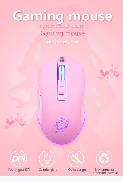 New 2022 Silent Wired Computer Mouse LED Backlight Ergonomic PC Notebook Computer Mouse Variety Optional Computer Accessories