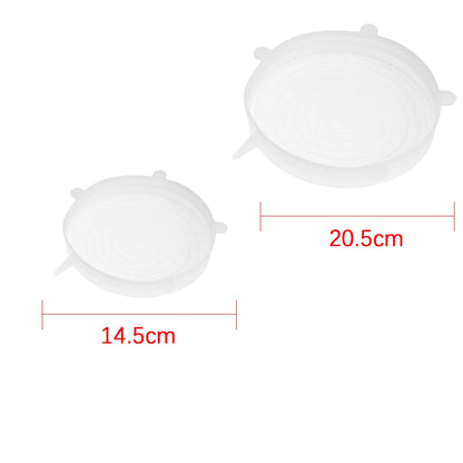 Universal Reusable Silicone Stretch Lids Food Wrap Silicone Cover for Cookware Bowl Pan Cooking Kitchen Accessories