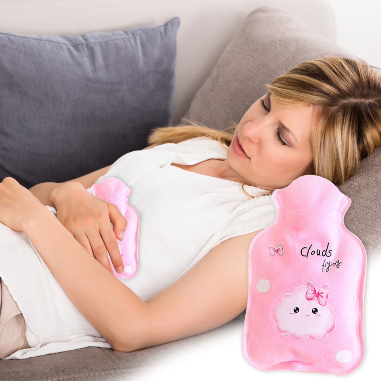 Top Selling Water-filled Hot Water Bottle Portable Water Hot Water Bottle Small Hot Water Bag Household Merchandises