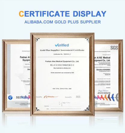 LED Illumination Dental Low Speed Air Motor With Micro Power Generator E-type 2/4/6 Hole Internal Water Spray AI-M205LG