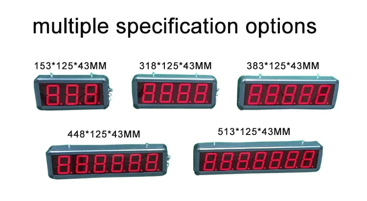 LED Digital Large Screen Electrostatic Induction Counter Infrared Automatic Production Line Pipeline Counting Electronic Counter
