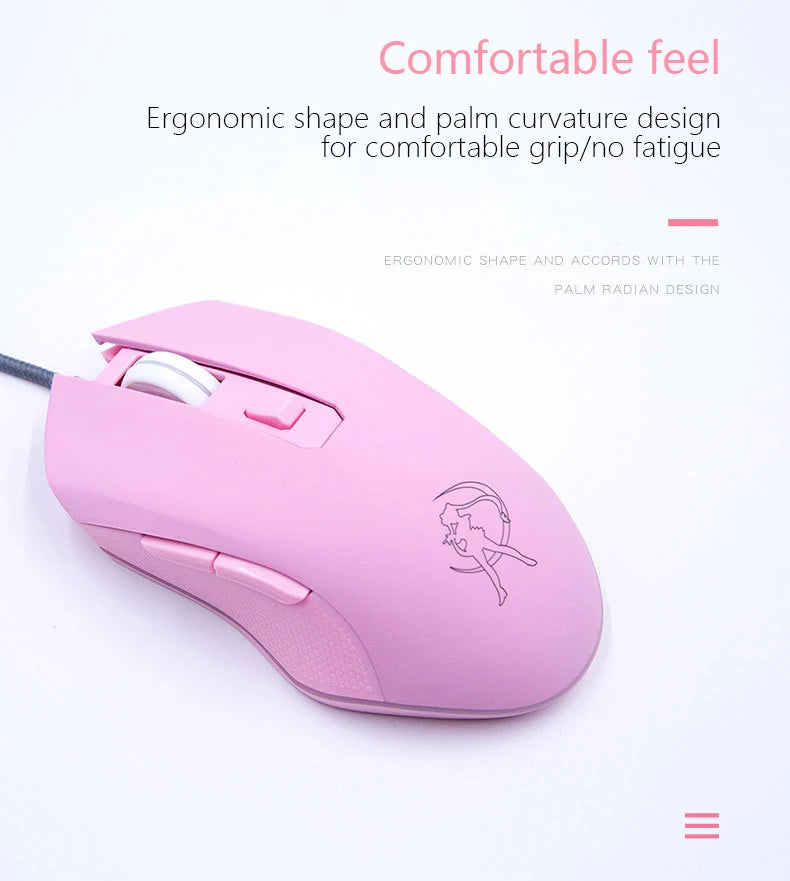 New 2022 Silent Wired Computer Mouse LED Backlight Ergonomic PC Notebook Computer Mouse Variety Optional Computer Accessories