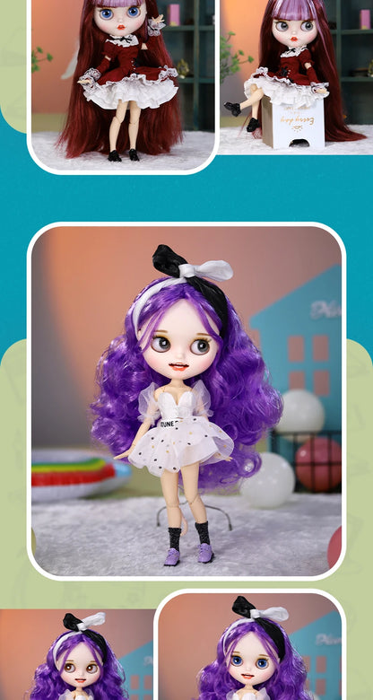 ICY DBS Blyth Doll Combination Including Clothes Shoes Hand Set AB Cosplay Dressing 1/6 BJD