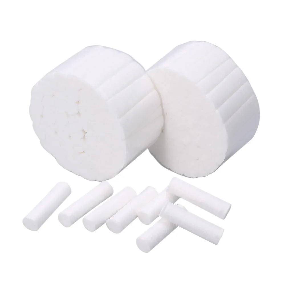200pcs/4bags  100% Cotton  Dental Cotton Roll Dentist material Teeth Whitening Product Surgical Cotton Rolls High absorbent