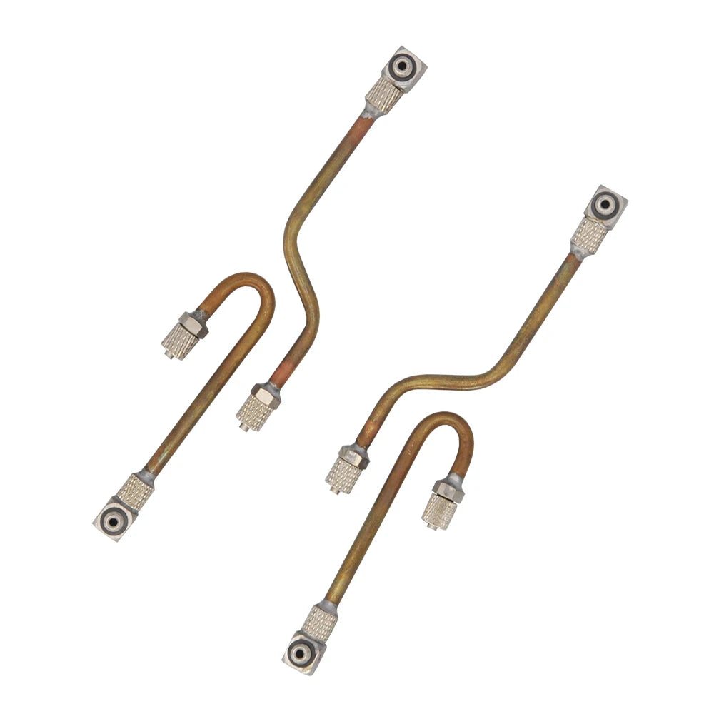 Upgrade 360L Excavator Hydraulic Copper Pipe Quick Connector Set For 1/14 RC Hydraulic Excavator JD-106 Engineering vehicle Part