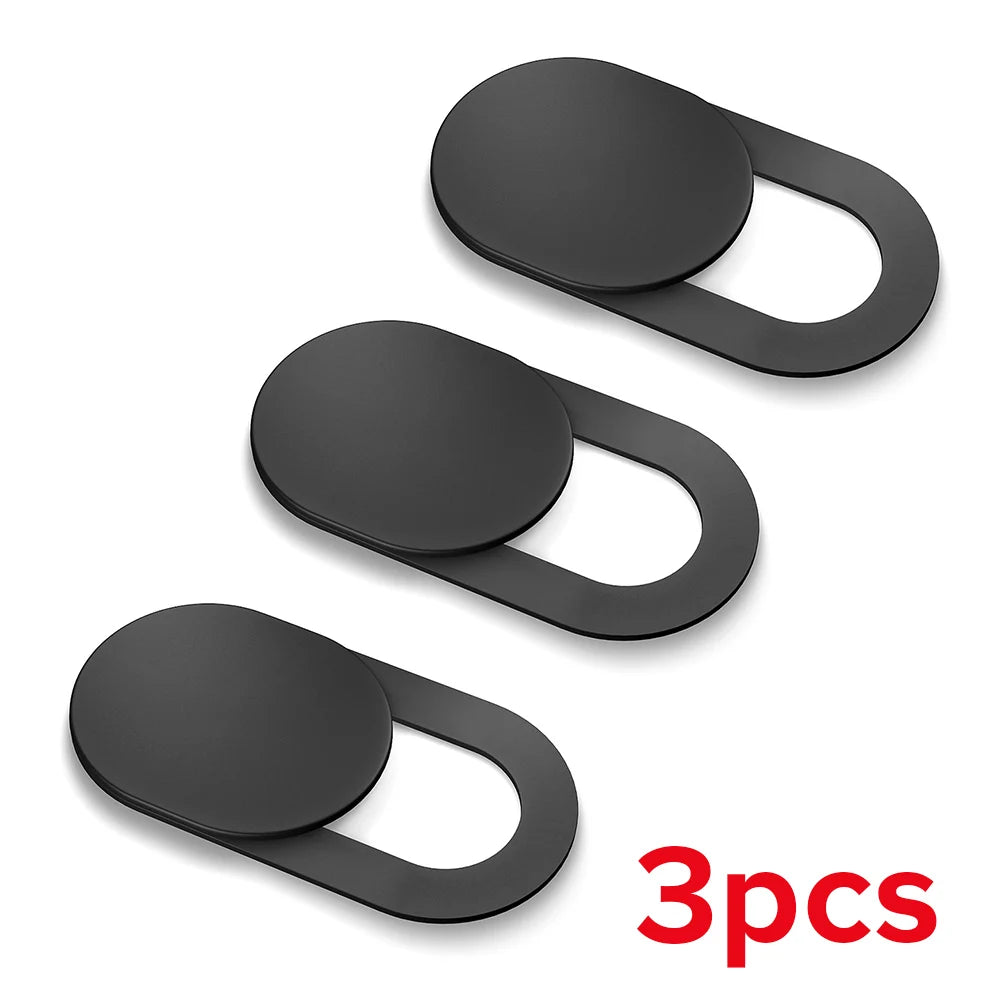 Webcam Cover Shutter Slider ABS Camera Cover for iPad Tablet Webcam Laptop PC Camera Mobile Phone Lenses Privacy Cam Sticker