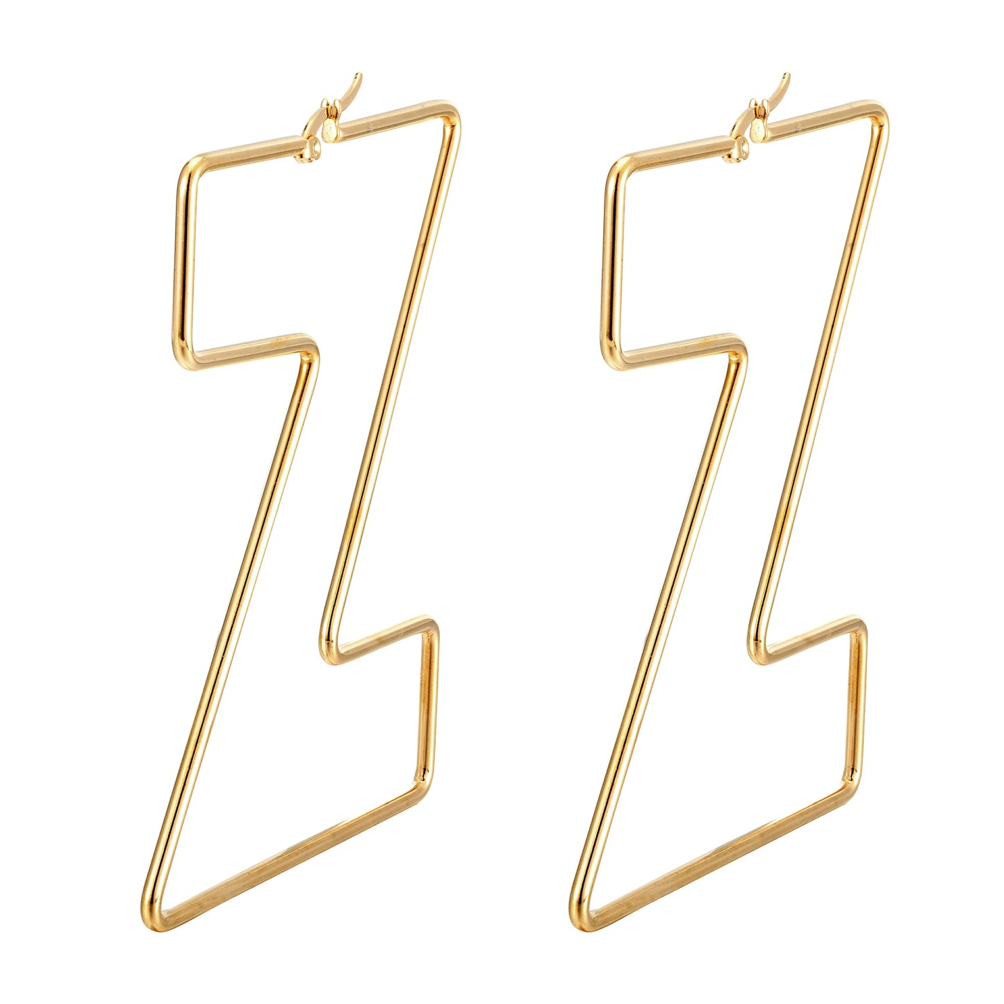 Personality Letter Ear ring Stainless Steel feminine Hyperbolic Earrings Girls Earrings Exquisite Gifts Women‘s Ear Jewelry 2021