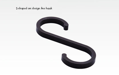 S Hook,  Aluminum S Shaped Hooks for Kitchen, Bathroom, Heavy Duty Hanger Hooks for Hanging Pots, Pans, Plants, Towels